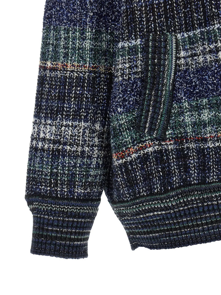 Missoni Sample Sale | Missoni Blue Wool Cardigan - | Designer outlet