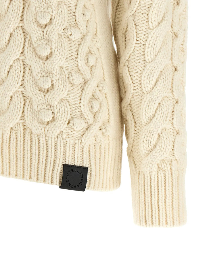 Stella McCartney Sample Sale | Stella McCartney White Virgin Wool Cardigan - | Designer outlet