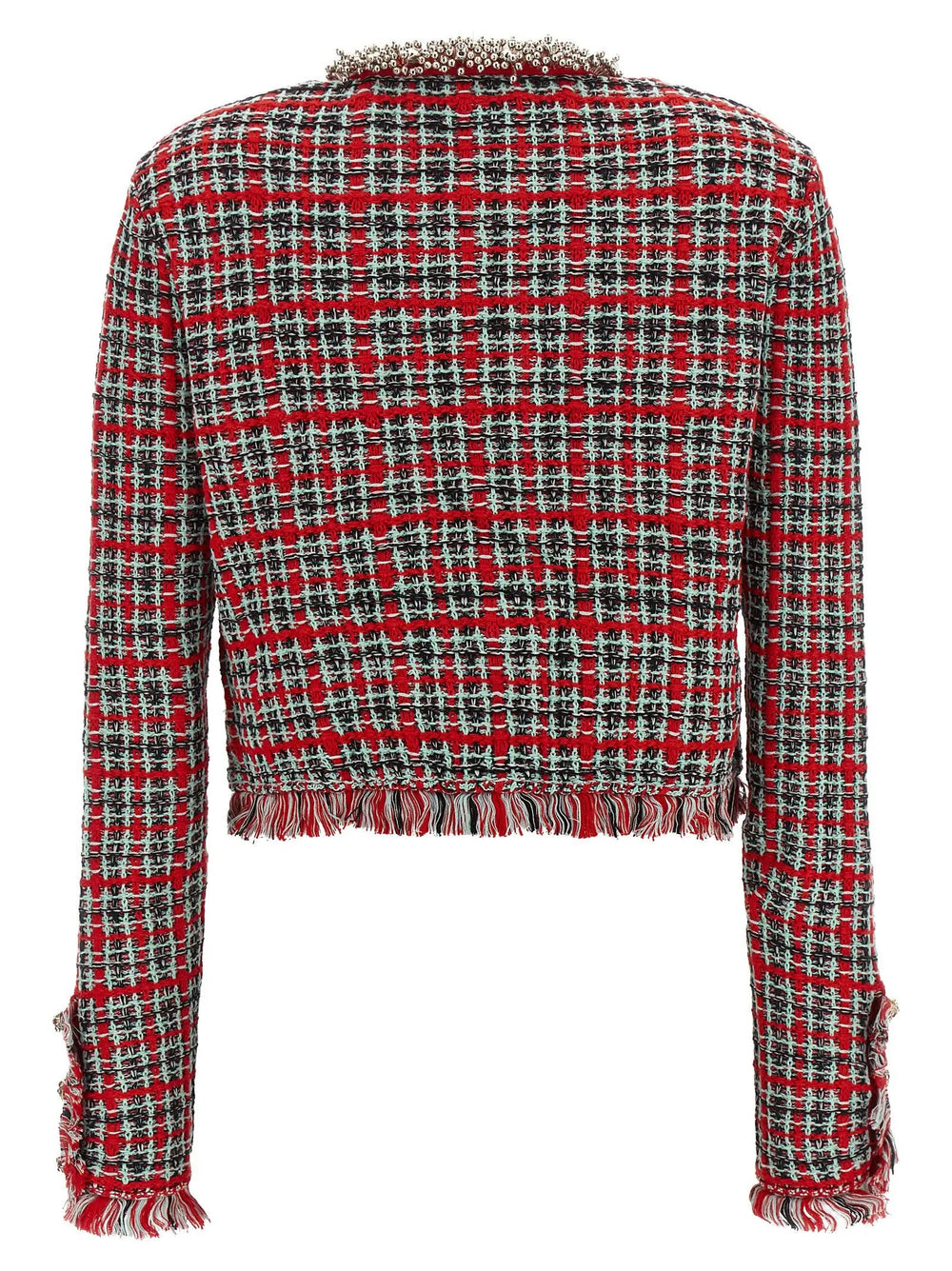 Self-Portrait Sample Sale | Self-Portrait Multicolor Cotton Full-Length Jacket - | Designer outlet