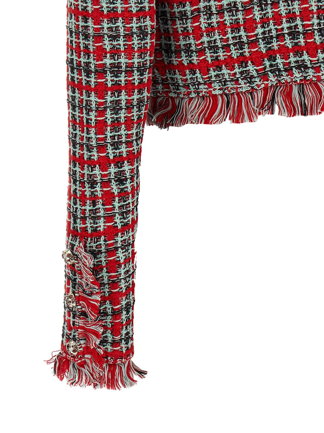 Self-Portrait Sample Sale | Self-Portrait Multicolor Cotton Full-Length Jacket - | Designer outlet