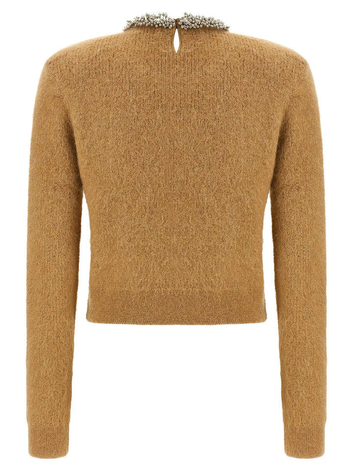 Self-Portrait Sample Sale | Self-Portrait Brown Polyester Cardigan - | Designer outlet