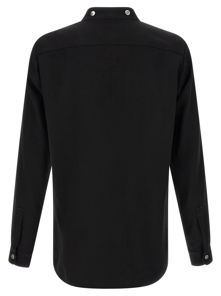 Rick Owens Sample Sale | Rick Owens Black Cotton Blouse - | Designer outlet