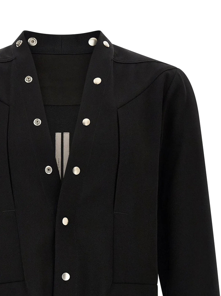 Rick Owens Sample Sale | Rick Owens Black Cotton Blouse - | Designer outlet