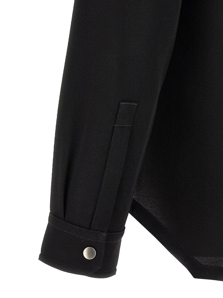 Rick Owens Sample Sale | Rick Owens Black Cotton Blouse - | Designer outlet