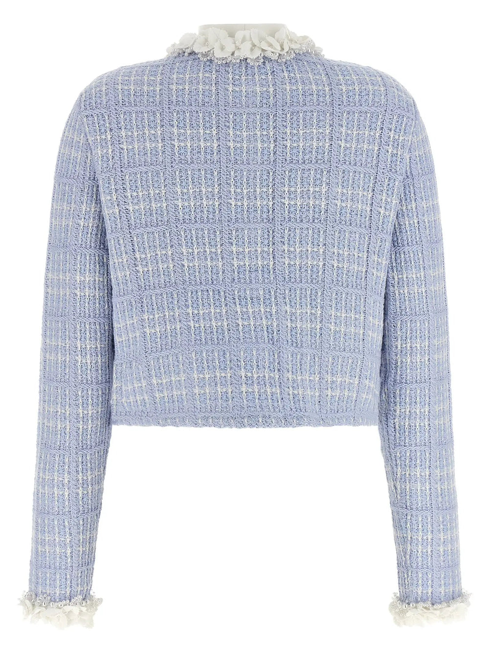 Self-Portrait Sample Sale | Self-Portrait Blue Cotton Full-Length Jacket - | Designer outlet