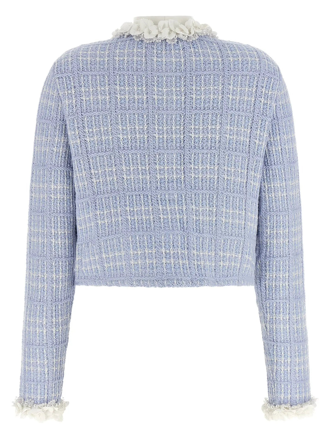Self-Portrait Sample Sale | Self-Portrait Blue Cotton Full-Length Jacket - | Designer outlet