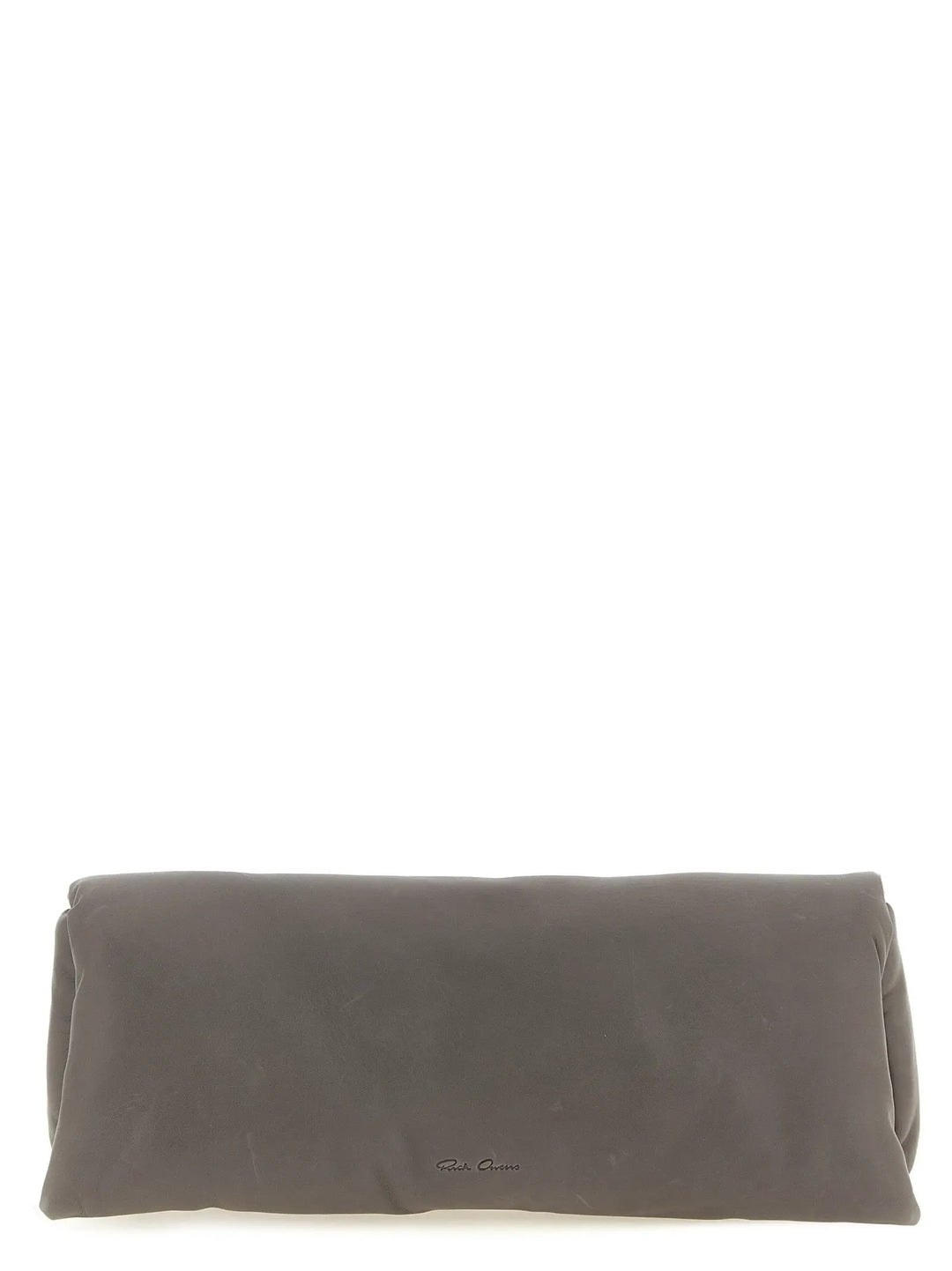 Rick Owens Sample Sale | Rick Owens Gray Calfskin Clutch Bag - | Designer outlet