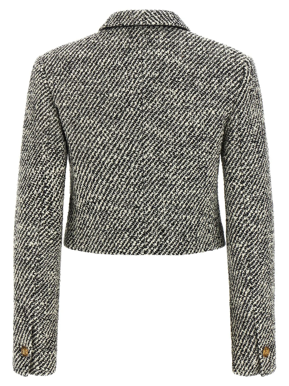 Versace Sample Sale | Versace Bicolor Virgin Wool Full-Length Jacket - | Designer outlet
