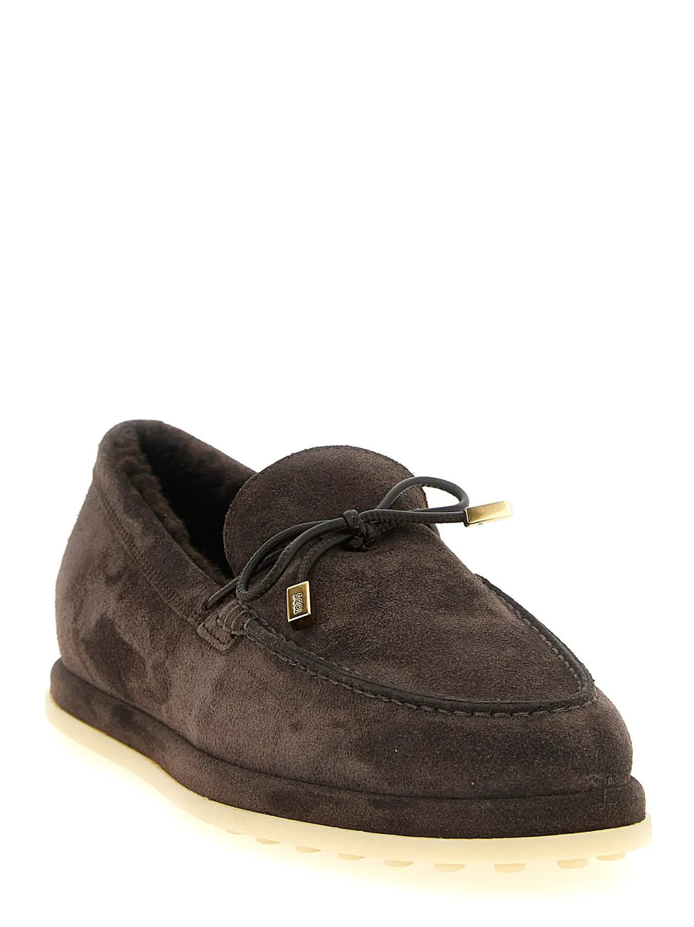 Tod's Sample Sale | Tod's Brown Calfskin Slip-On Loafers - | Designer outlet