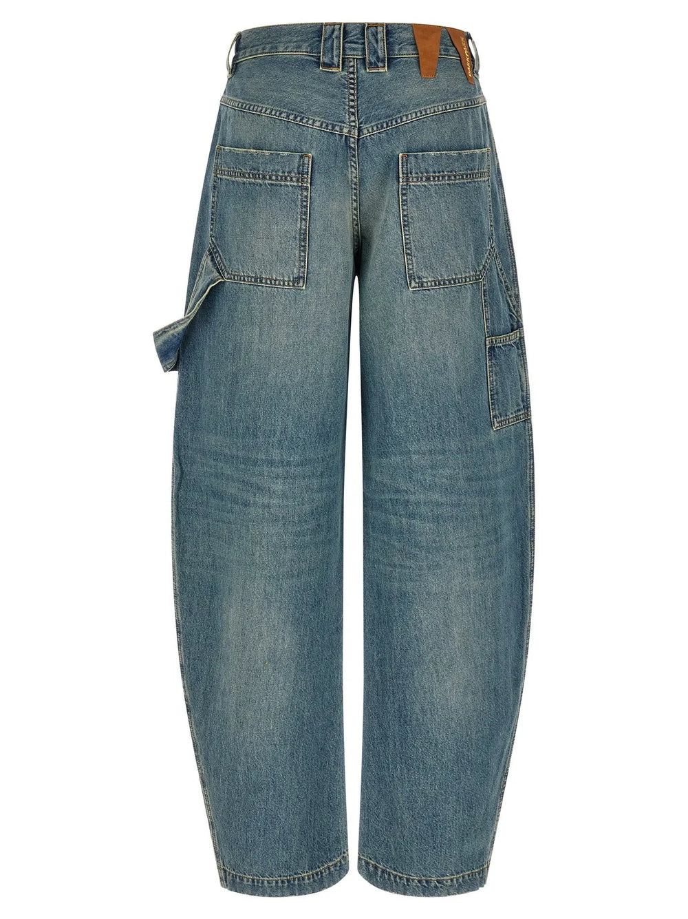 Darkpark Sample Sale | Darkpark Blue Cotton Relaxed Fit Jeans - | Designer outlet