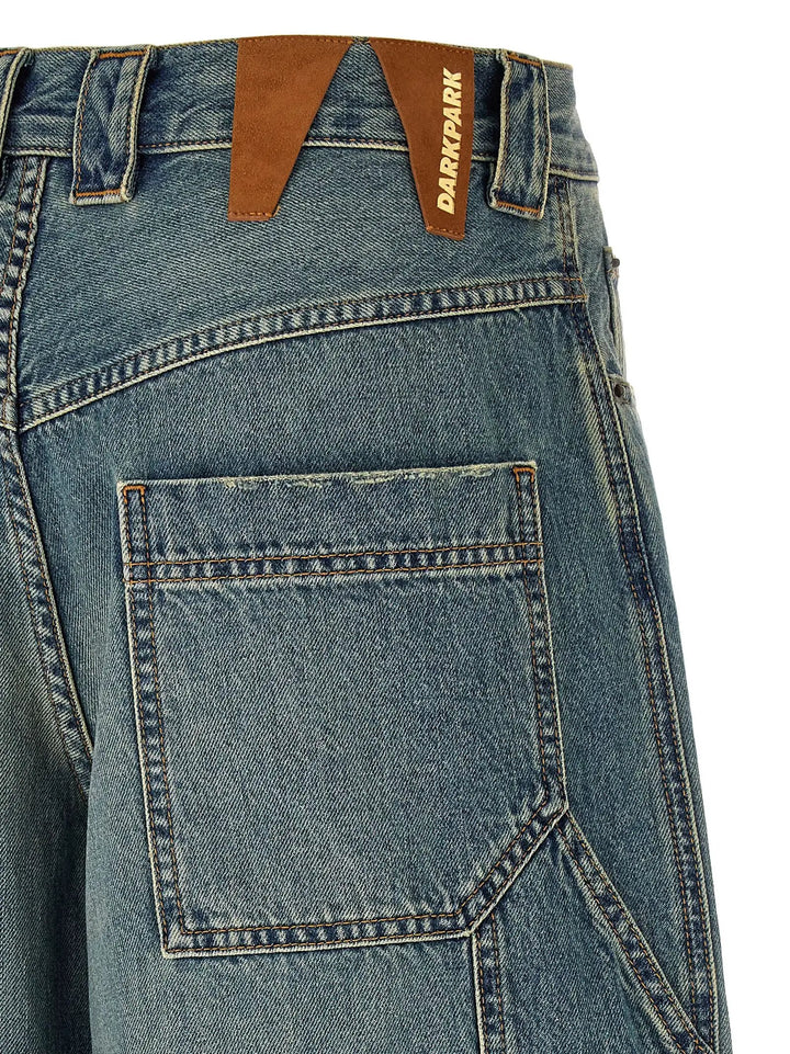 Darkpark Sample Sale | Darkpark Blue Cotton Relaxed Fit Jeans - | Designer outlet