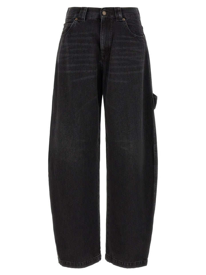 Darkpark Sample Sale | Darkpark Black Cotton Relaxed Fit Jeans - | Designer outlet