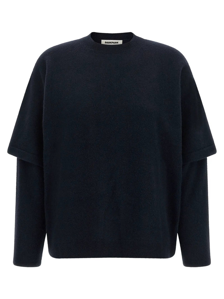 Darkpark Sample Sale | Darkpark Blue Merino Wool Cardigan - | Designer outlet