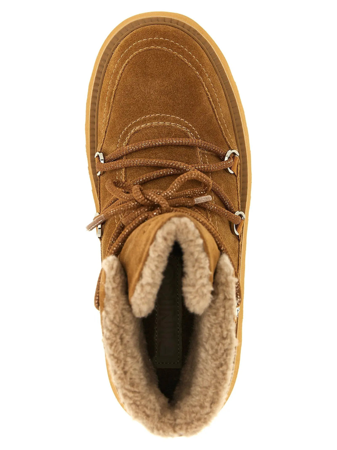 PINKO Sample Sale | PINKO Brown Cowhide Flat Boots - | Designer outlet