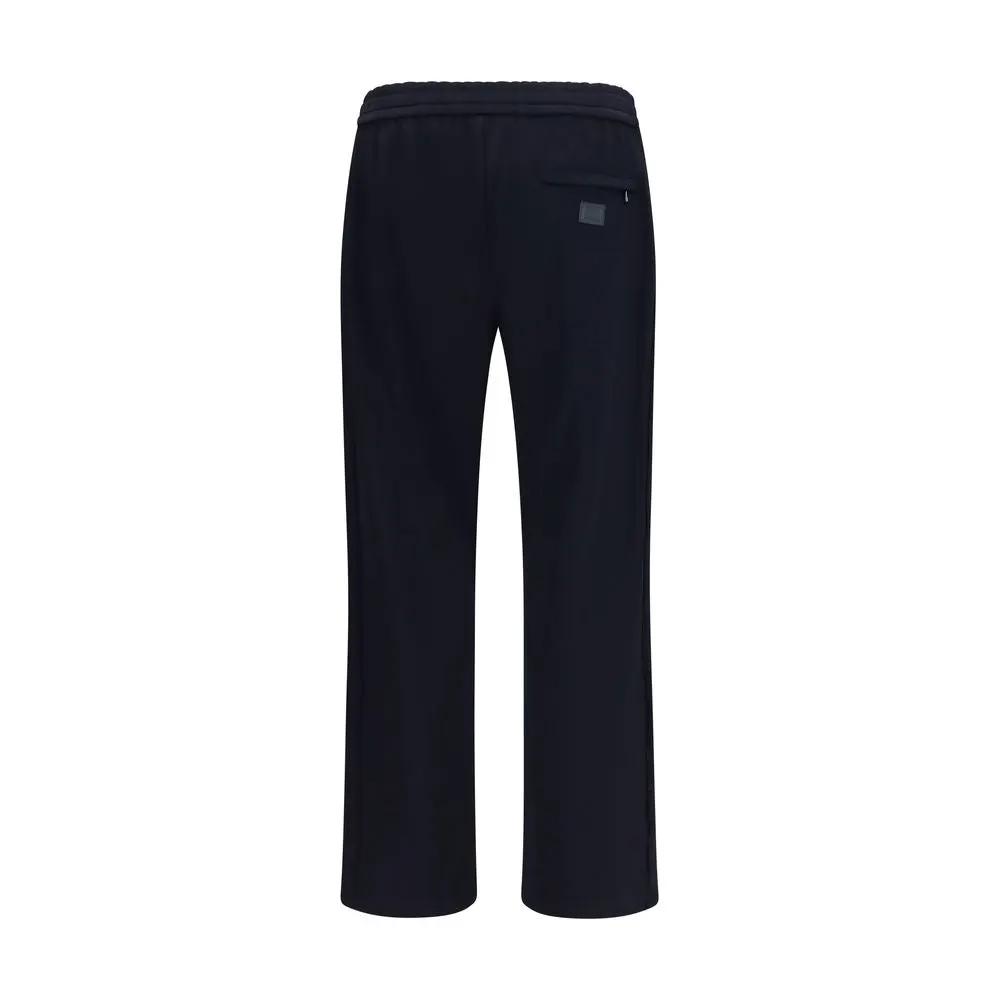 Dolce & Gabbana Sample Sale | Dolce & Gabbana Blue Polyamide Athletic Pants - | Designer outlet