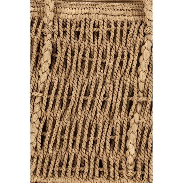 The Row Sample Sale | The Row Beige Raffia Shoulder Bag - | Designer outlet