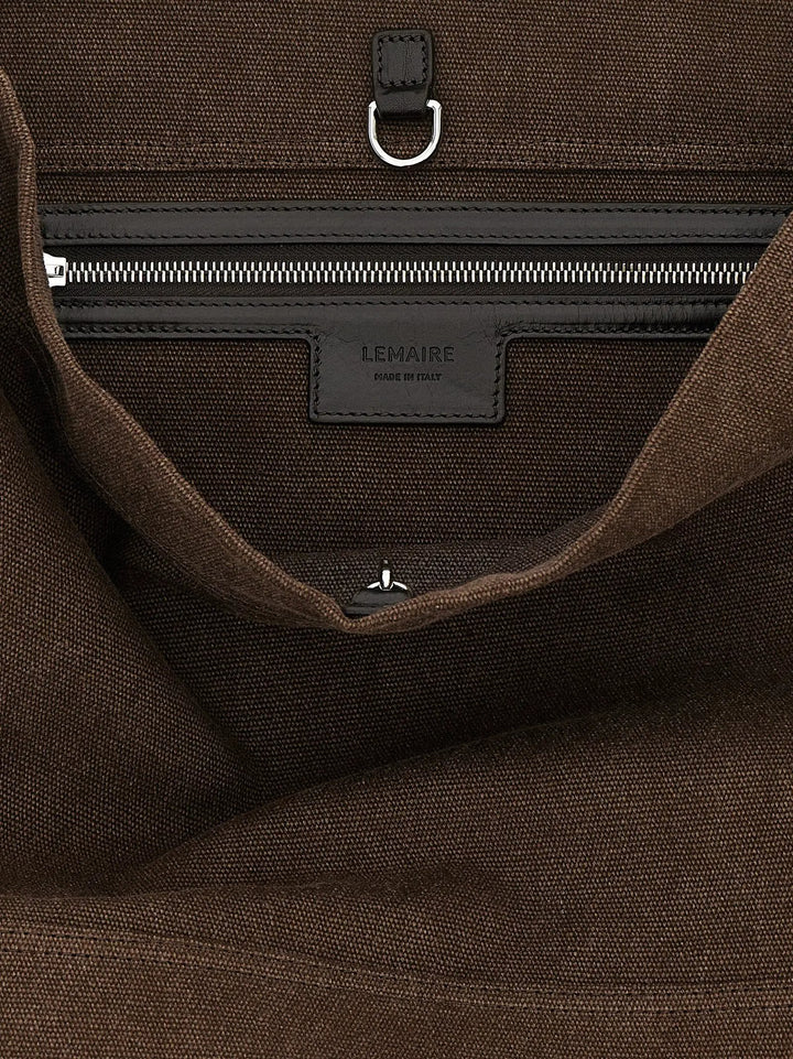 Lemaire Sample Sale | Lemaire Brown Cotton Handbag - | Designer outlet