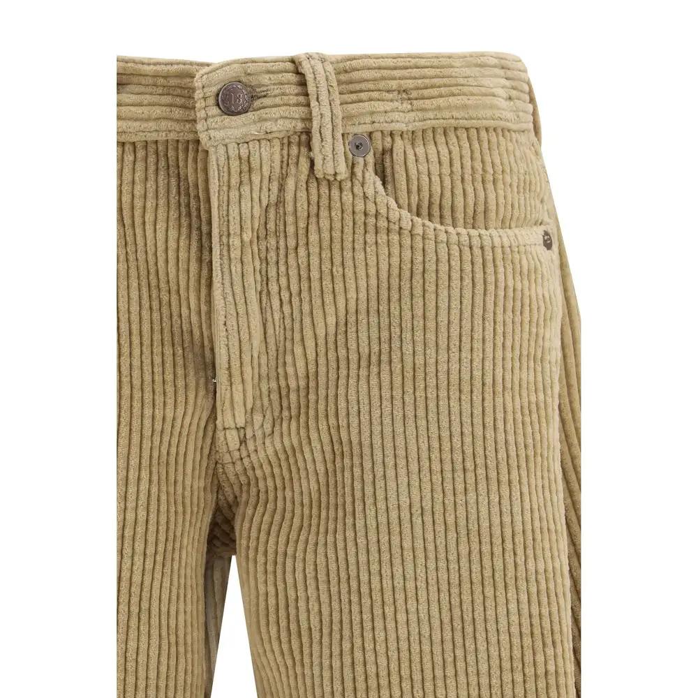 R13 Sample Sale | R13 Brown Cotton Relaxed Fit Jeans - | Designer outlet