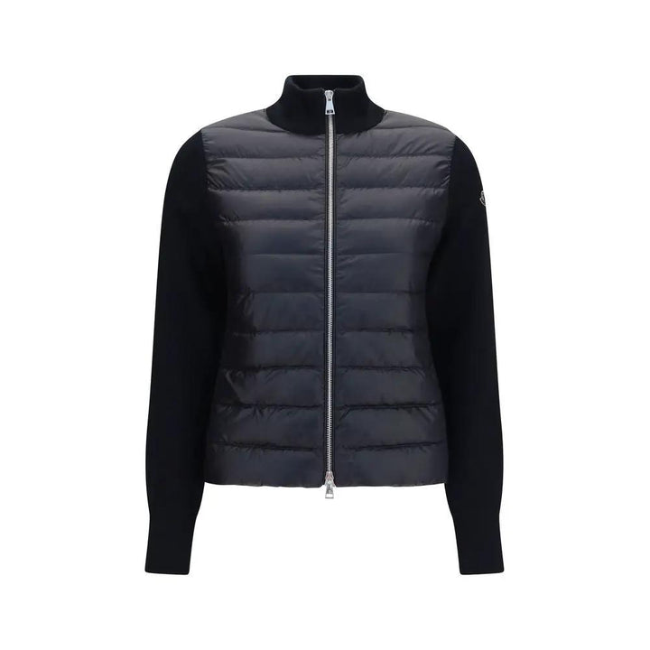 Moncler Sample Sale | Moncler Black Polyamide Cardigan - | Designer outlet