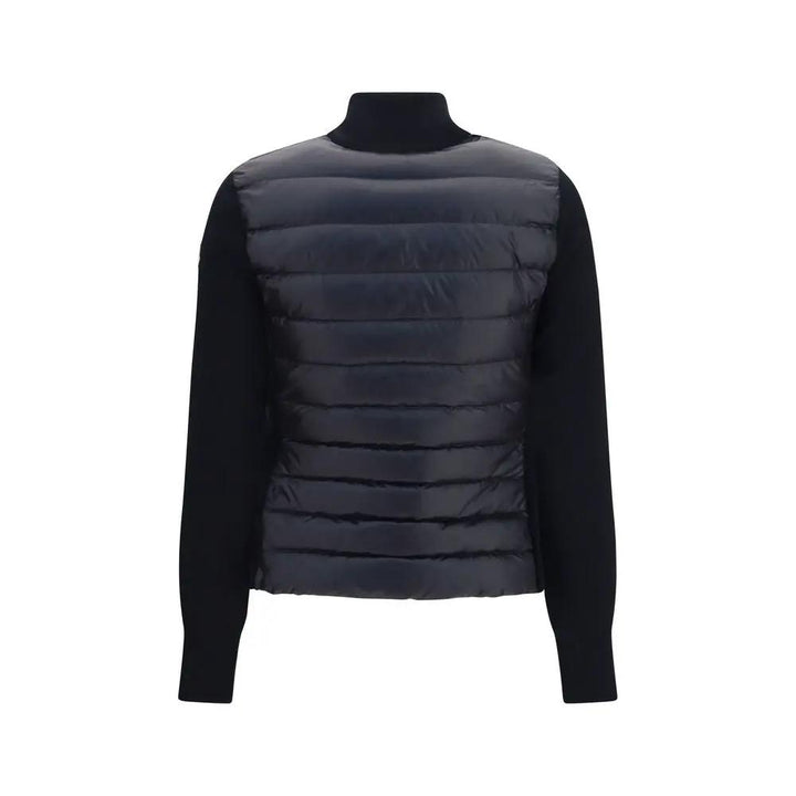 Moncler Sample Sale | Moncler Black Polyamide Cardigan - | Designer outlet