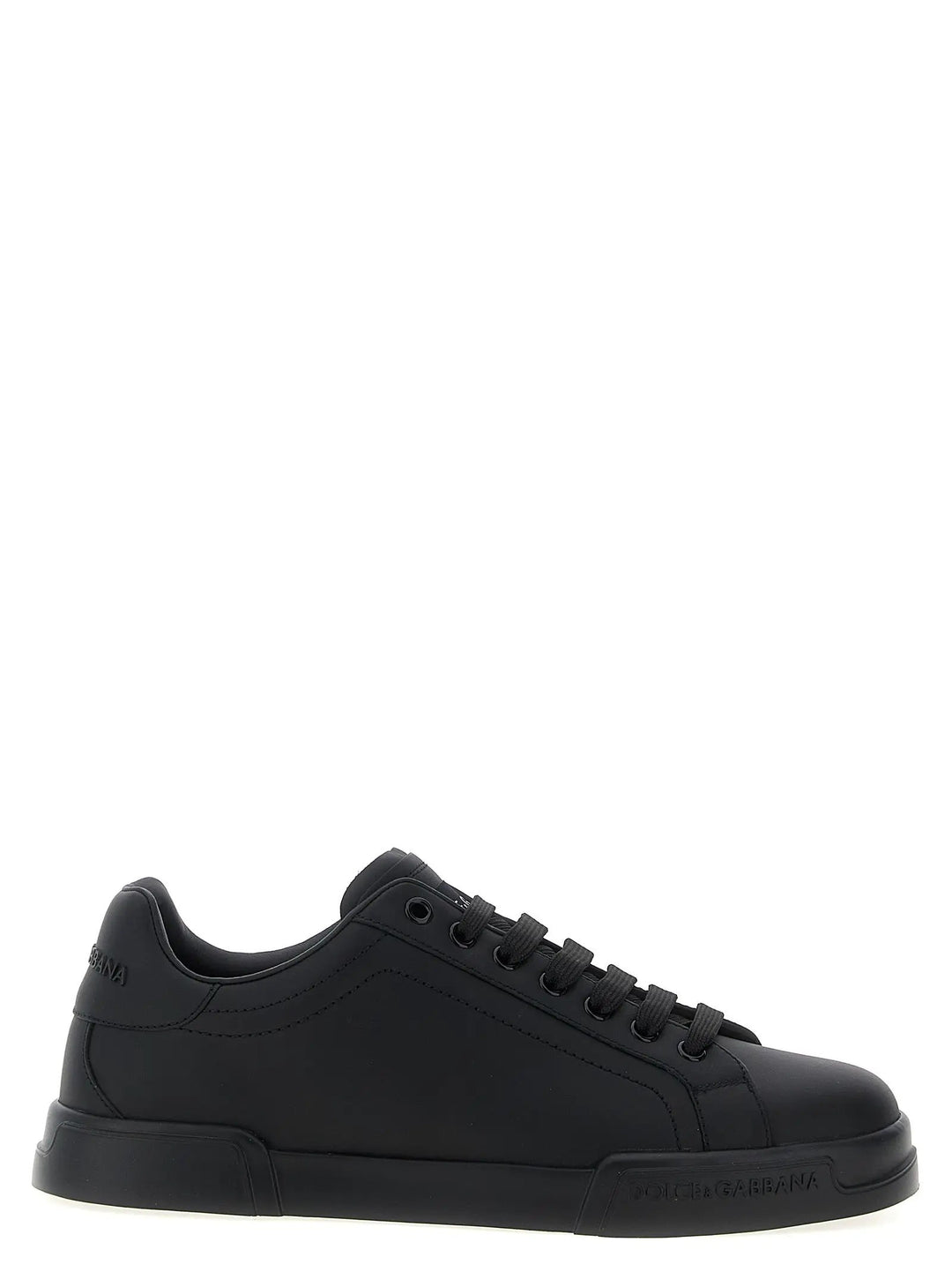 Dolce &amp; Gabbana Sample Sale | Dolce &amp; Gabbana Black Calfskin Low Top Sneakers - | Designer outlet