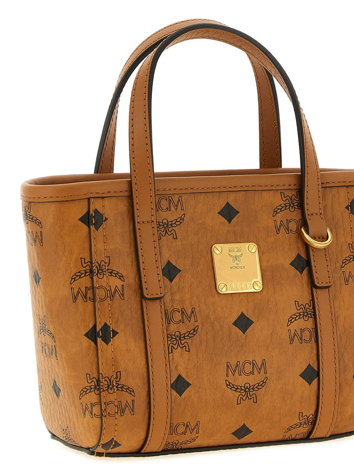 MCM Sample Sale | MCM Brown Polyethylene Tote Bag - | Designer outlet