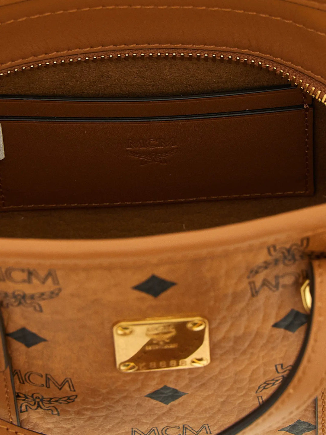 MCM Sample Sale | MCM Brown Polyethylene Tote Bag - | Designer outlet