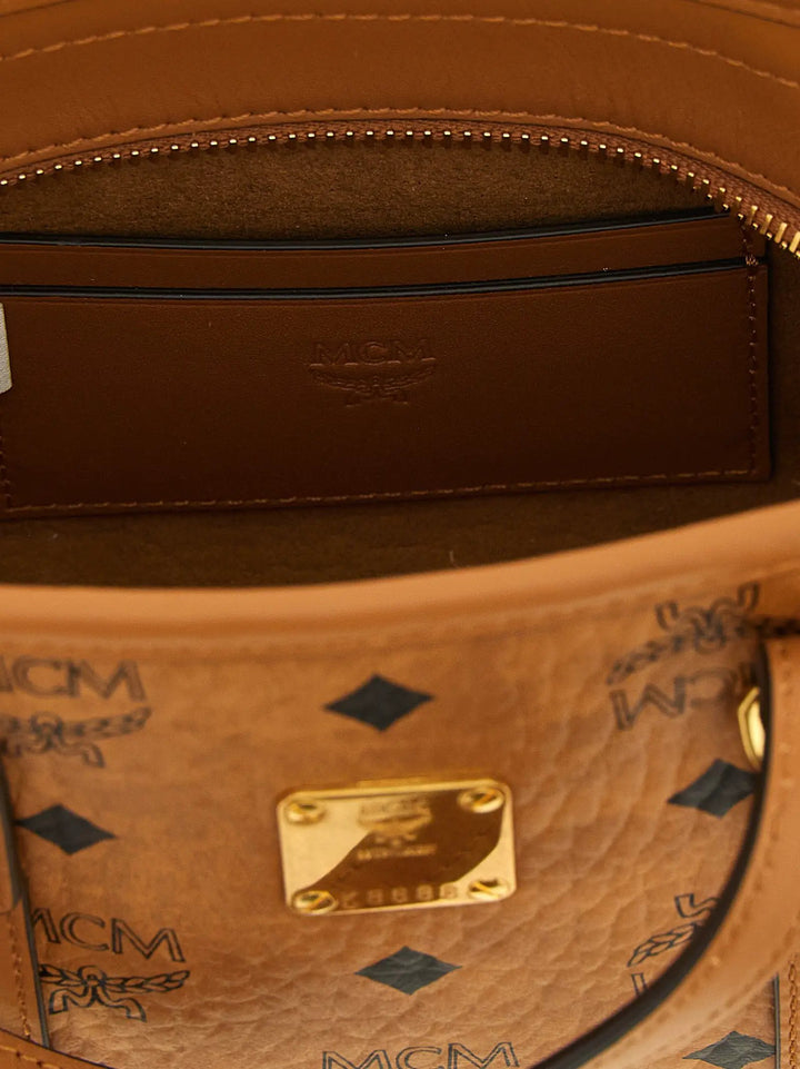 MCM Sample Sale | MCM Brown Polyethylene Tote Bag - | Designer outlet