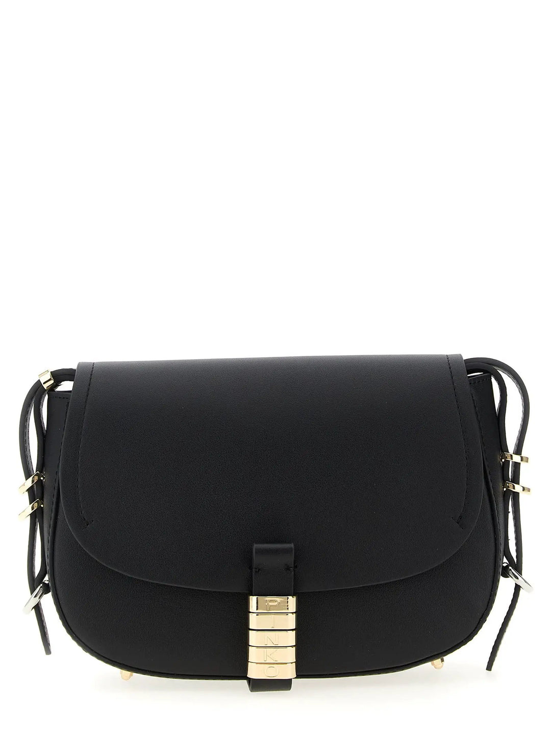 PINKO Sample Sale | PINKO Black Calfskin Crossbody Bag - | Designer outlet