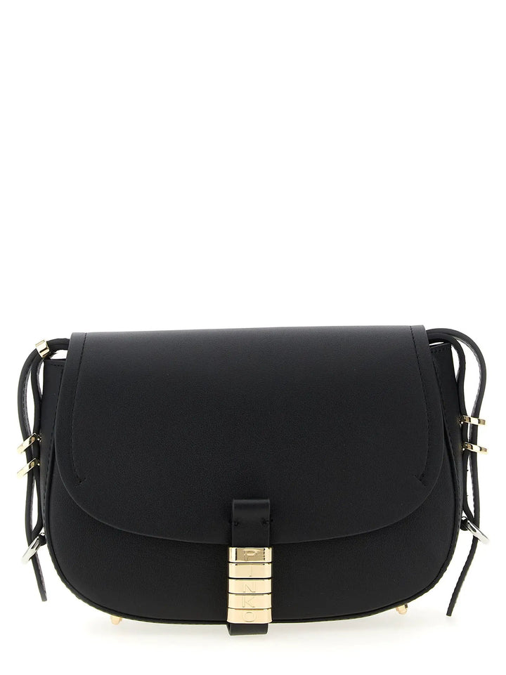 PINKO Sample Sale | PINKO Black Calfskin Crossbody Bag - | Designer outlet