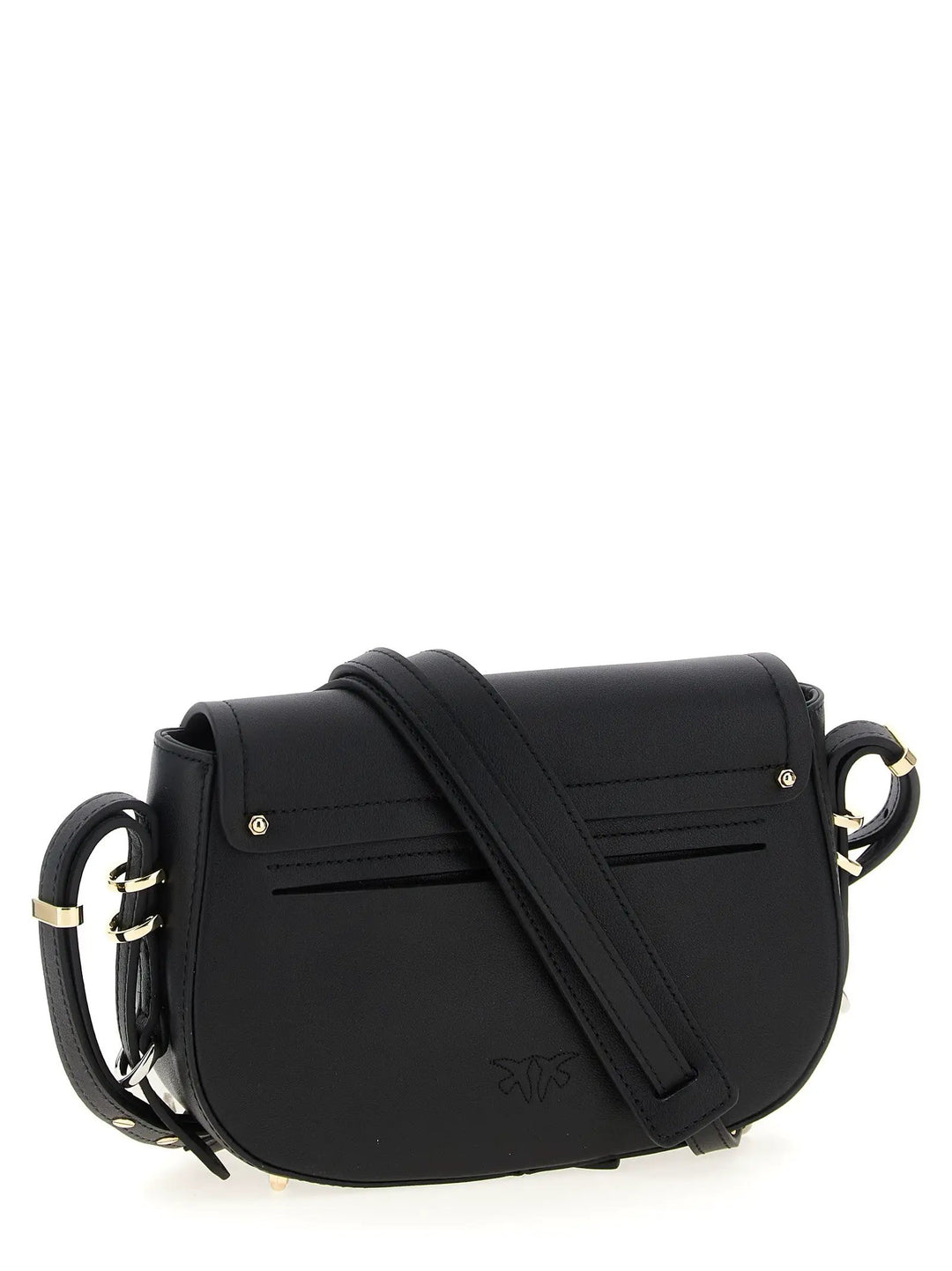 PINKO Sample Sale | PINKO Black Calfskin Crossbody Bag - | Designer outlet