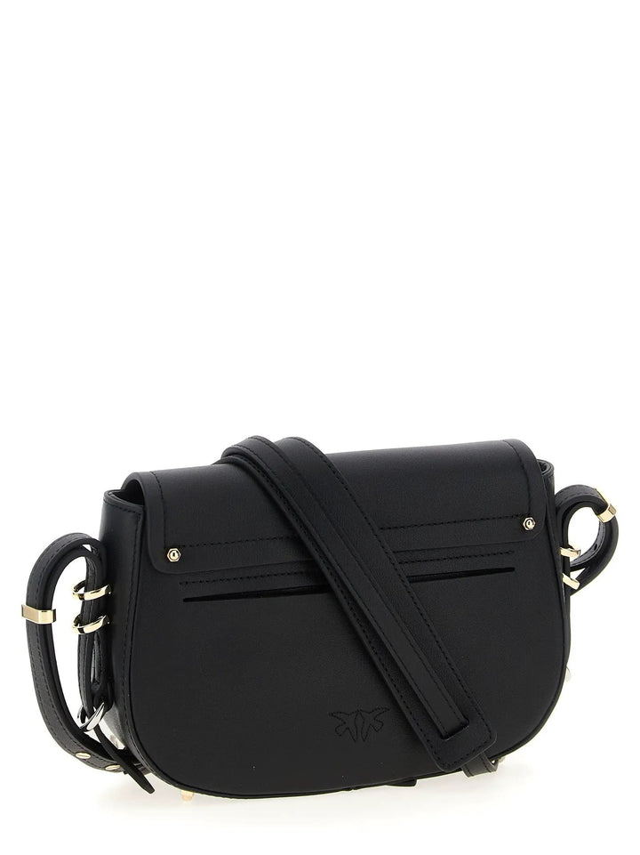 PINKO Sample Sale | PINKO Black Calfskin Crossbody Bag - | Designer outlet