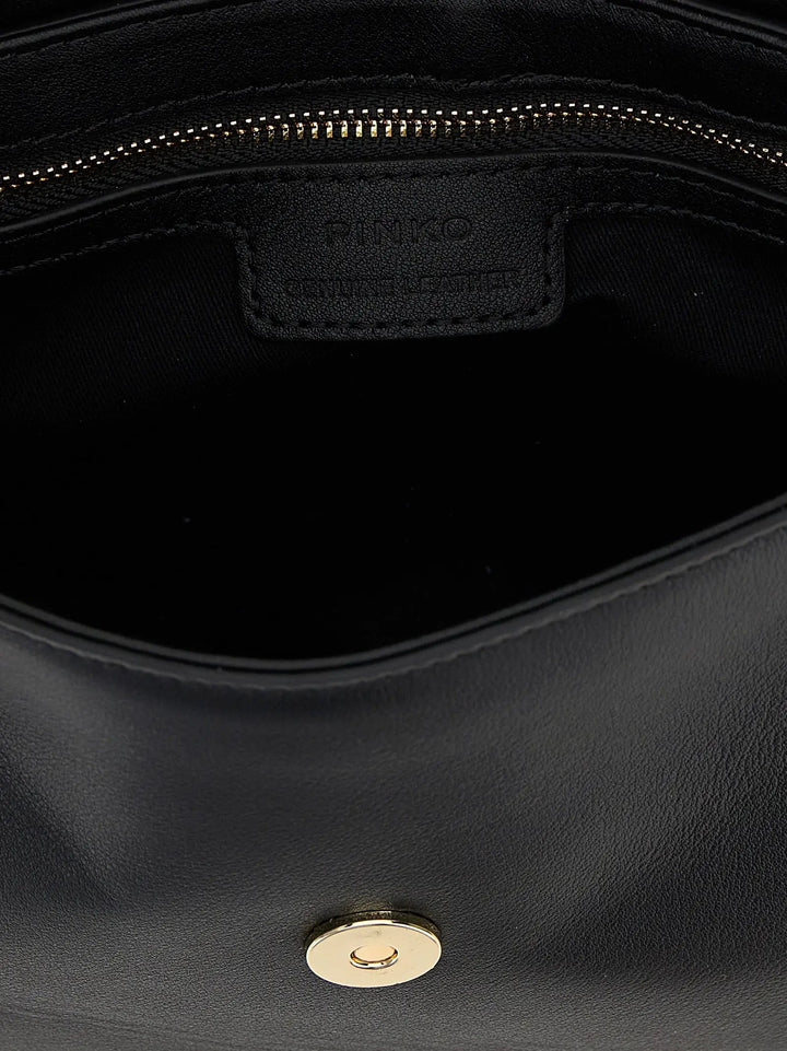 PINKO Sample Sale | PINKO Black Calfskin Crossbody Bag - | Designer outlet