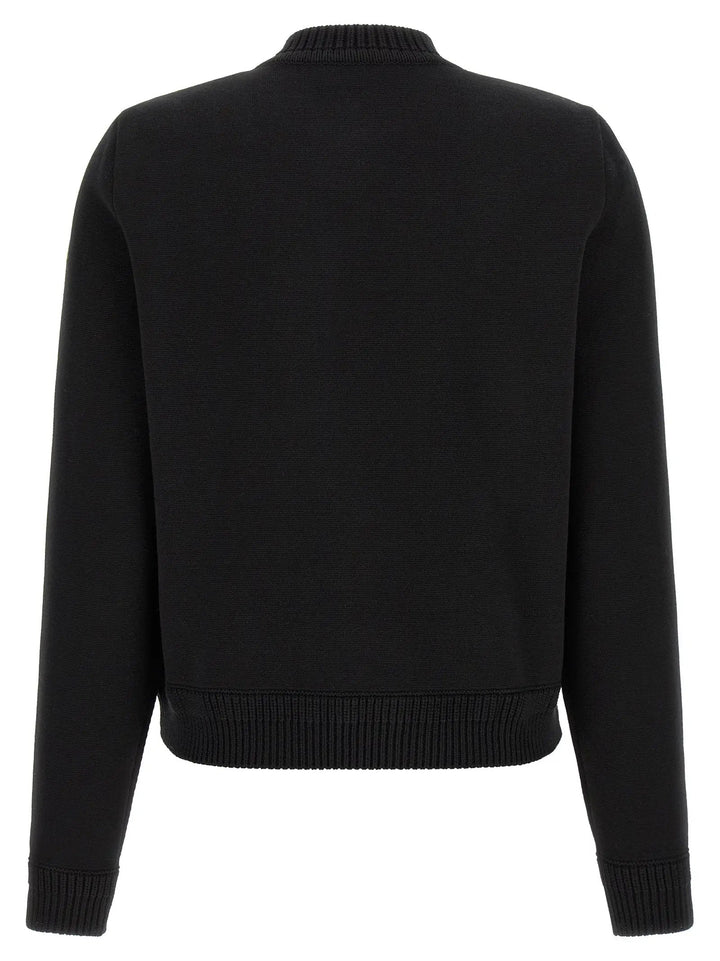Moncler Sample Sale | Moncler Black Polyamide Cardigan - | Designer outlet