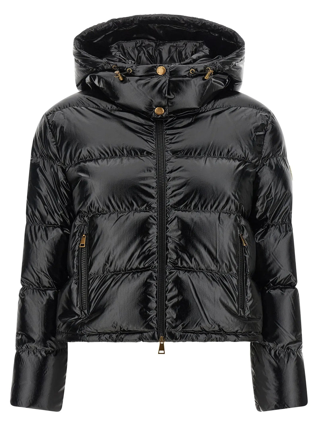 Moncler Sample Sale | Moncler Black Polyamide Full-Length Jacket - | Designer outlet