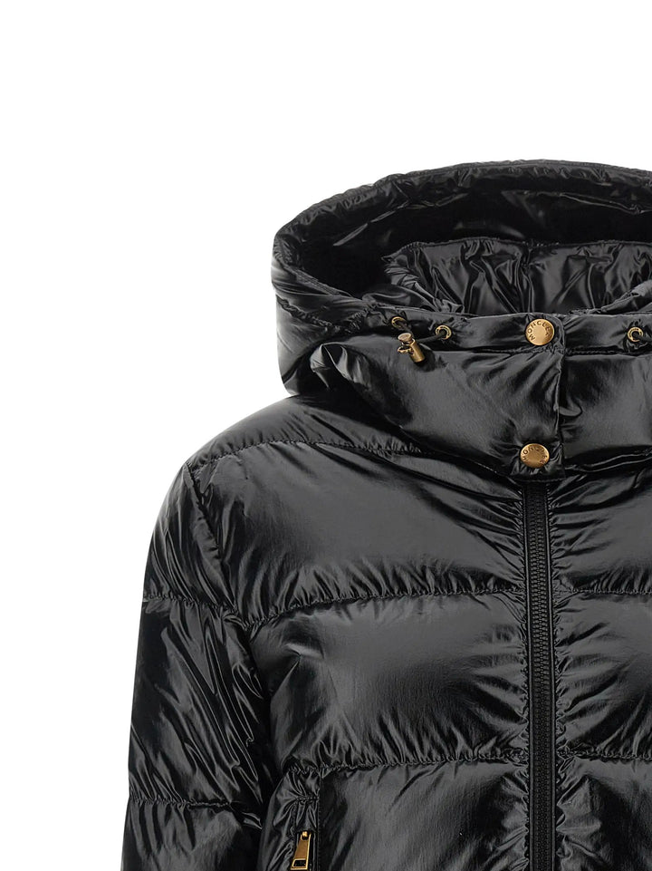 Moncler Sample Sale | Moncler Black Polyamide Full-Length Jacket - | Designer outlet