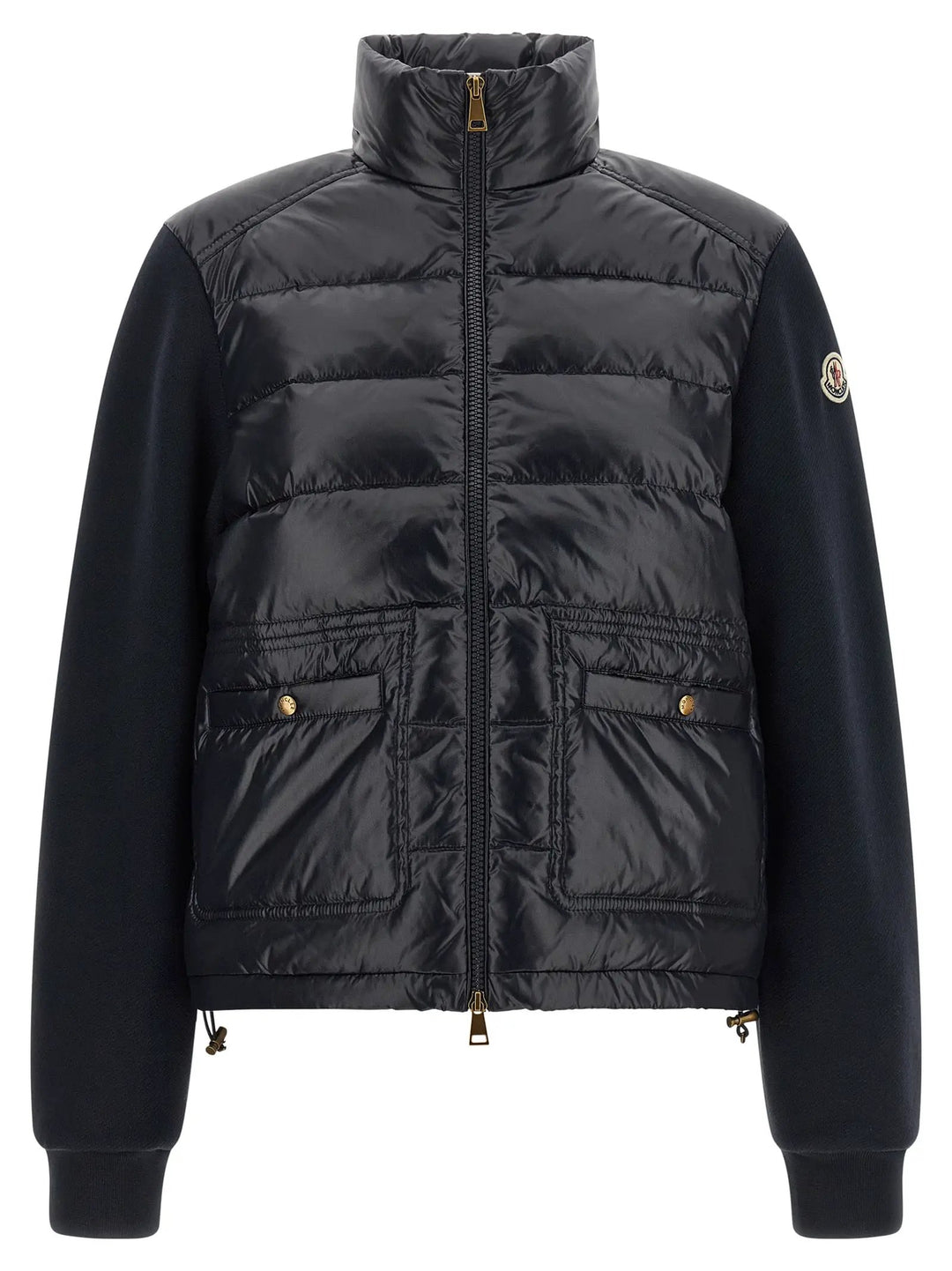 Moncler Sample Sale | Moncler Blue Polyamide Cardigan - | Designer outlet