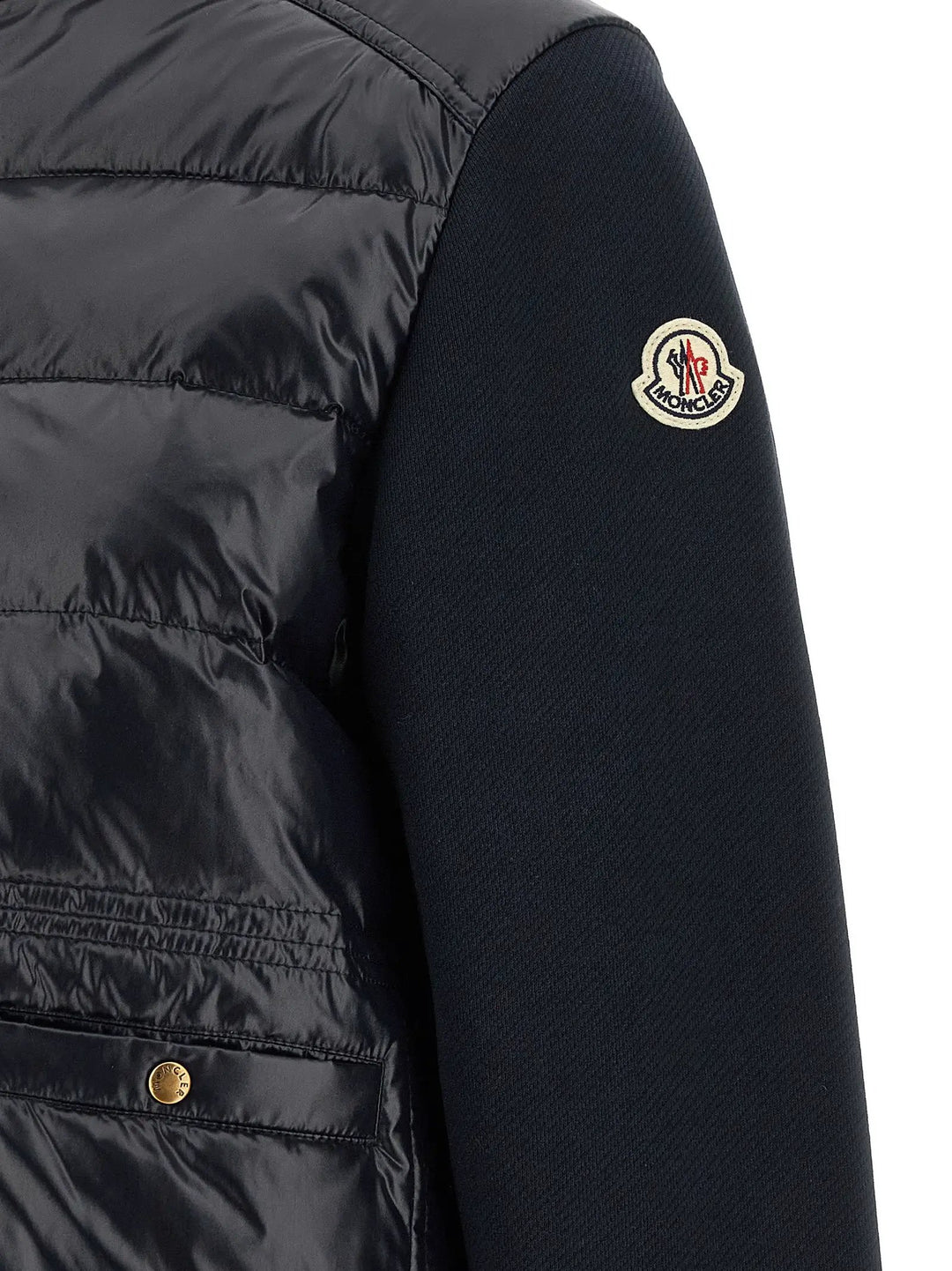 Moncler Sample Sale | Moncler Blue Polyamide Cardigan - | Designer outlet