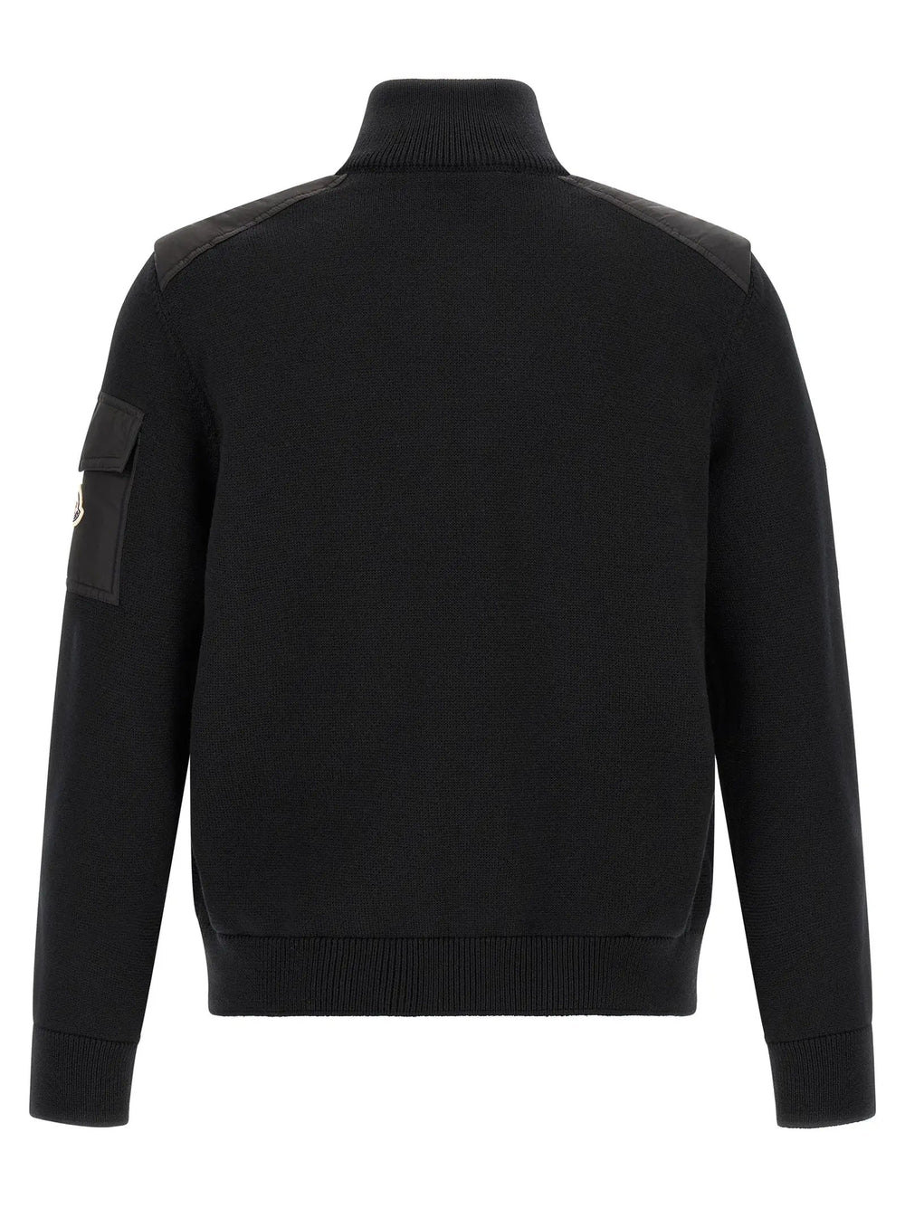 Moncler Sample Sale | Moncler Black Polyamide Cardigan - | Designer outlet