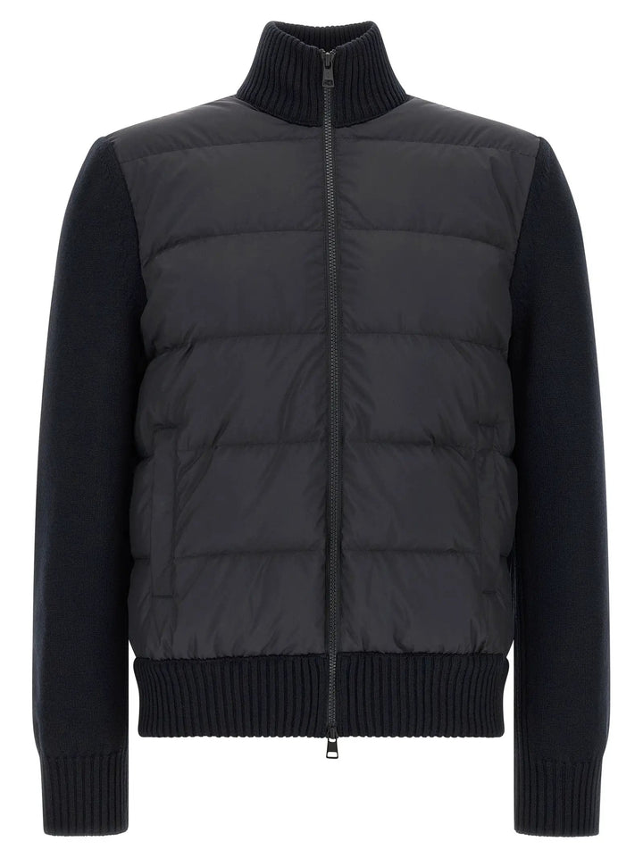 Moncler Sample Sale | Moncler Blue Polyester Cardigan - | Designer outlet