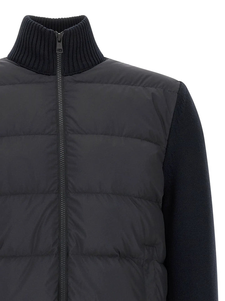 Moncler Sample Sale | Moncler Blue Polyester Cardigan - | Designer outlet