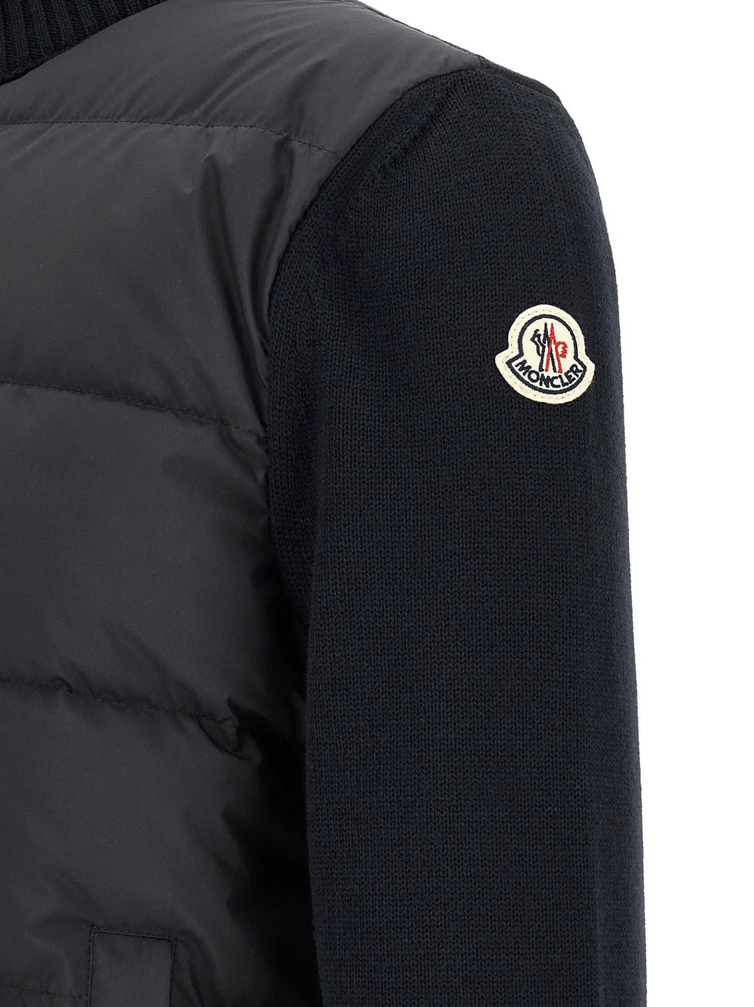 Moncler Sample Sale | Moncler Blue Polyester Cardigan - | Designer outlet