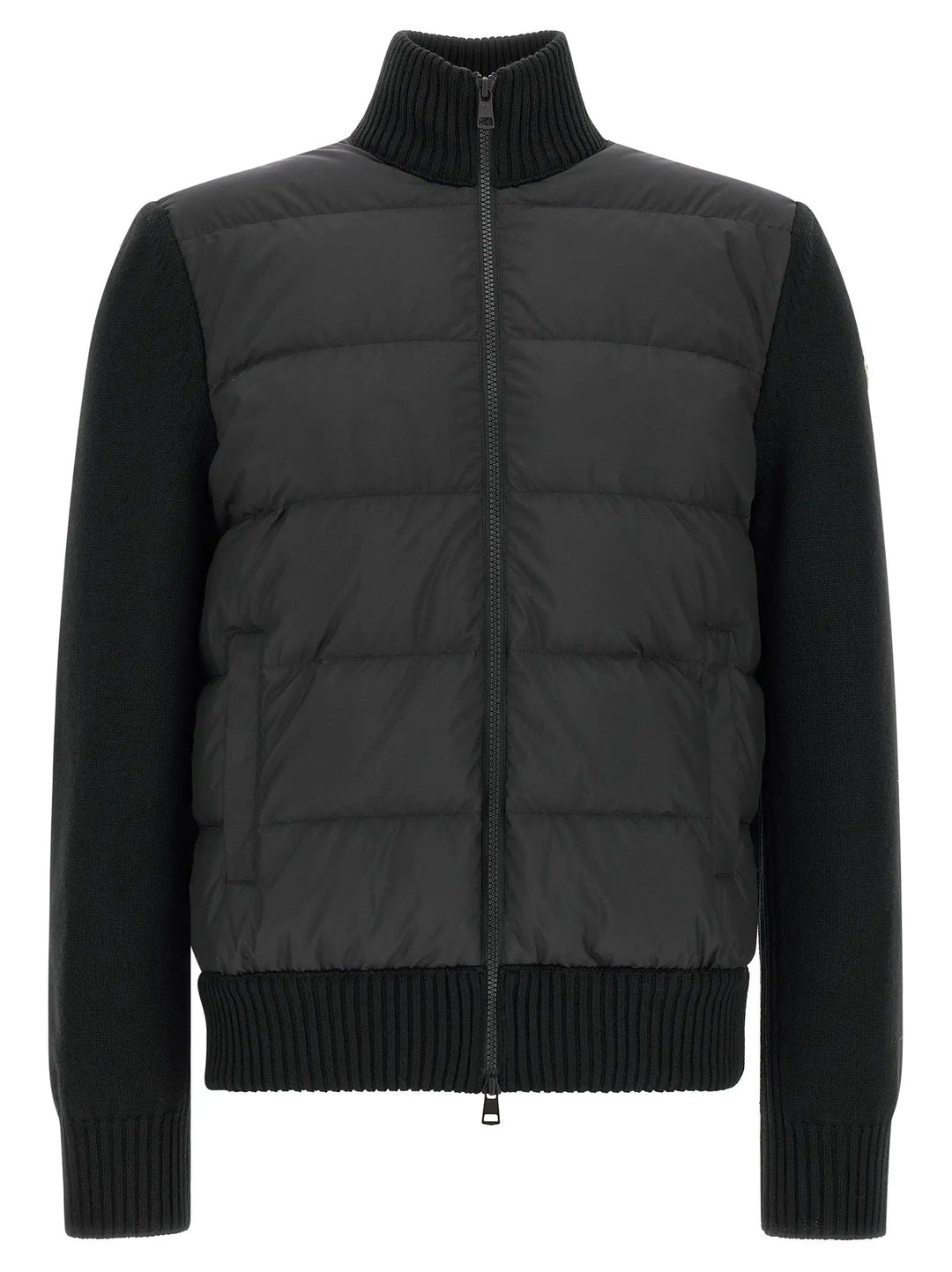 Moncler Sample Sale | Moncler Black Polyester Cardigan - | Designer outlet