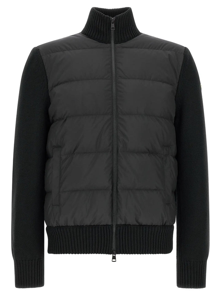 Moncler Sample Sale | Moncler Black Polyester Cardigan - | Designer outlet