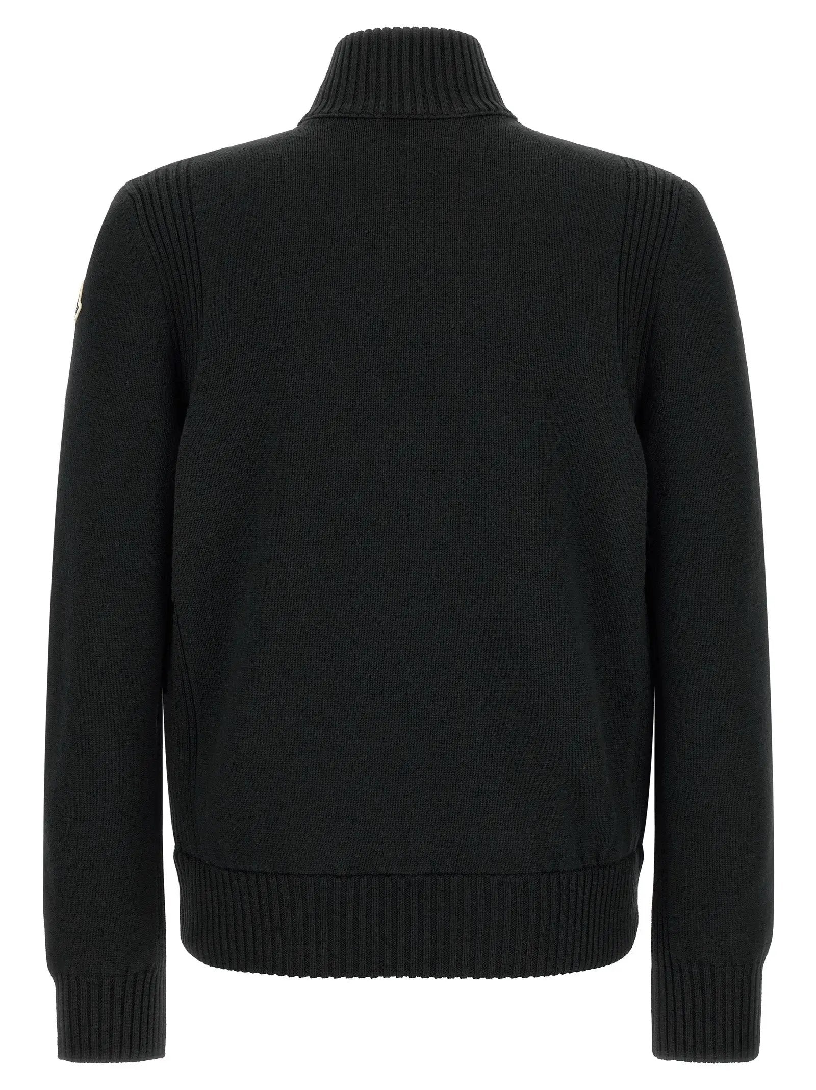 Moncler Black Polyester Cardigan – Ask Me Wear