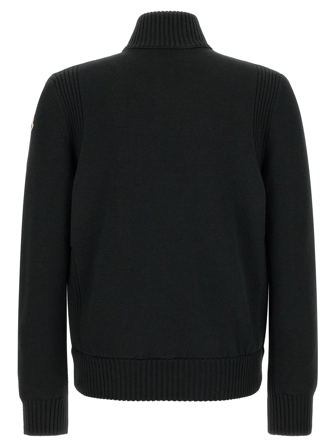Moncler Sample Sale | Moncler Black Polyester Cardigan - | Designer outlet