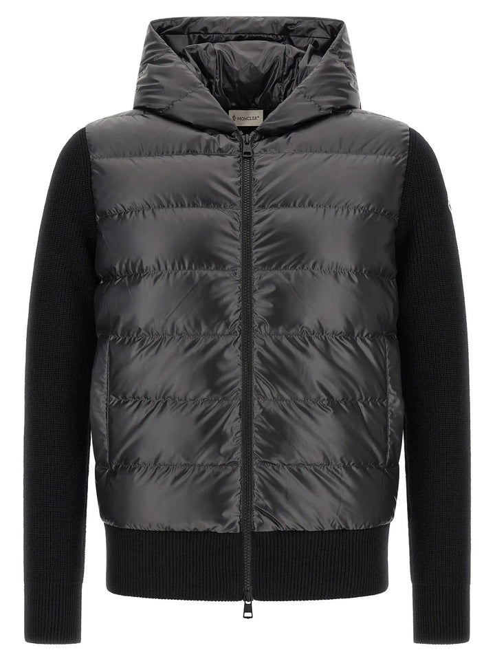 Moncler Sample Sale | Moncler Black Polyester Cardigan - | Designer outlet