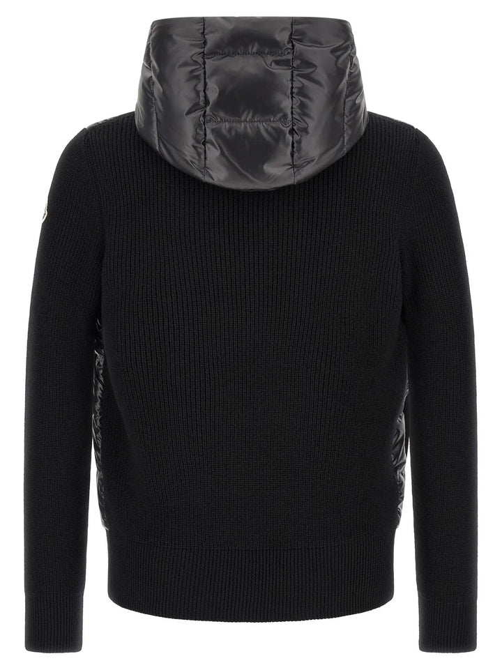 Moncler Sample Sale | Moncler Black Polyester Cardigan - | Designer outlet