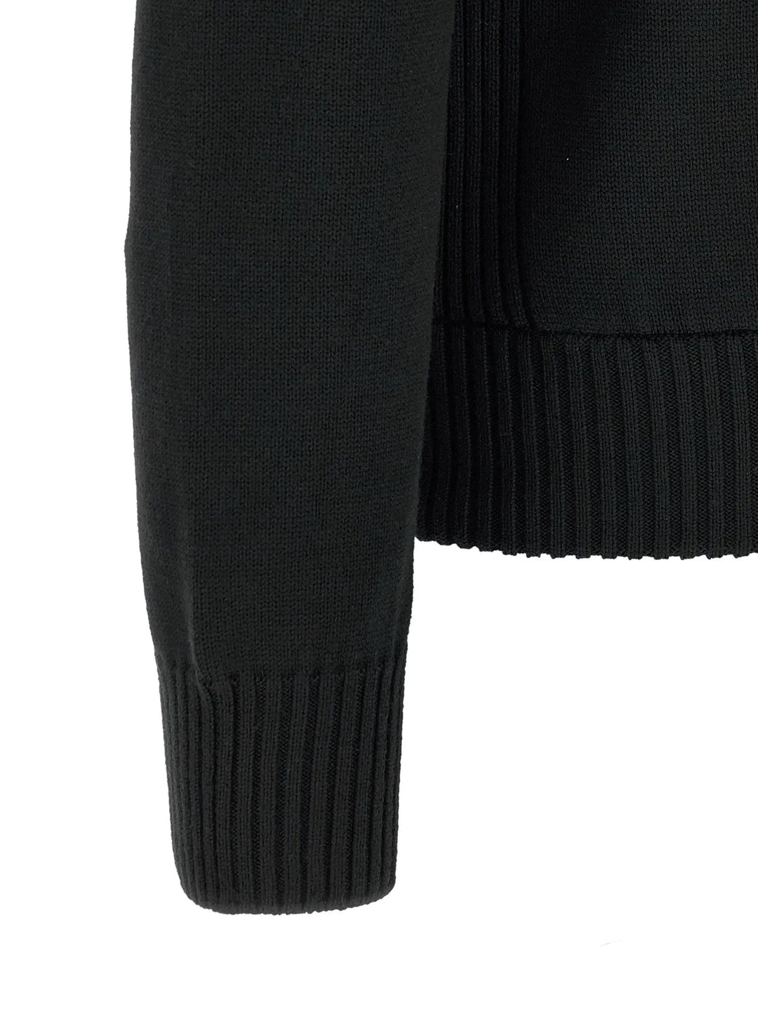Moncler Sample Sale | Moncler Black Polyester Cardigan - | Designer outlet