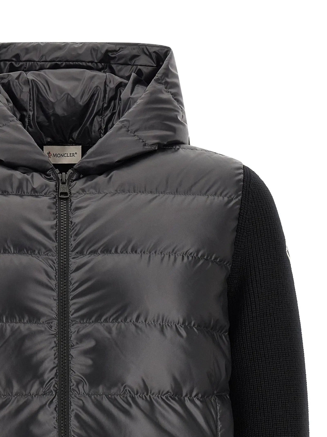 Moncler Sample Sale | Moncler Black Polyester Cardigan - | Designer outlet
